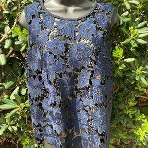 ANTHROPOLOGIE Embroidered Top